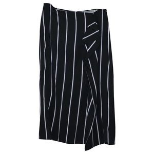 Equipment Climmie Draped Midi Skirt in Eclipse Noir, size XS